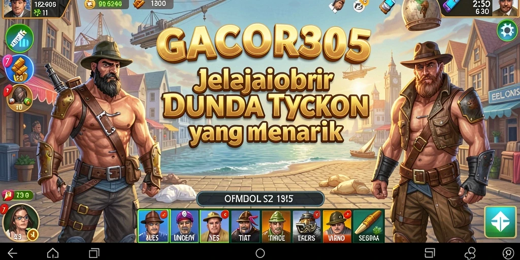 Screenshot GACOR305 yang menunjukkan momen intens dalam gameplay Tycoon.