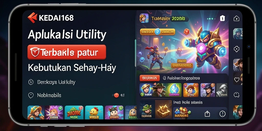 Screenshot KEDAI168 menampilkan antarmuka pengguna yang intuitif.