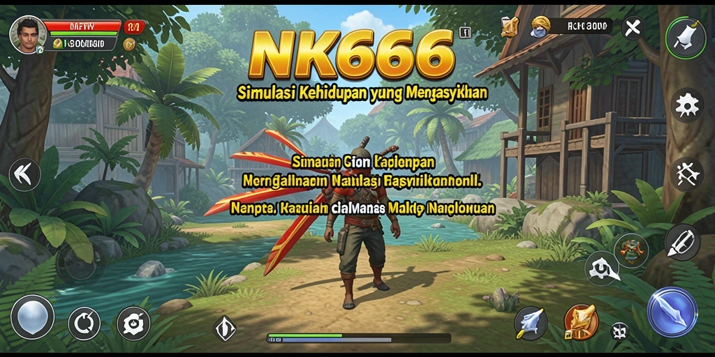 Tampilan gameplay NK666 yang realistis dan menarik.