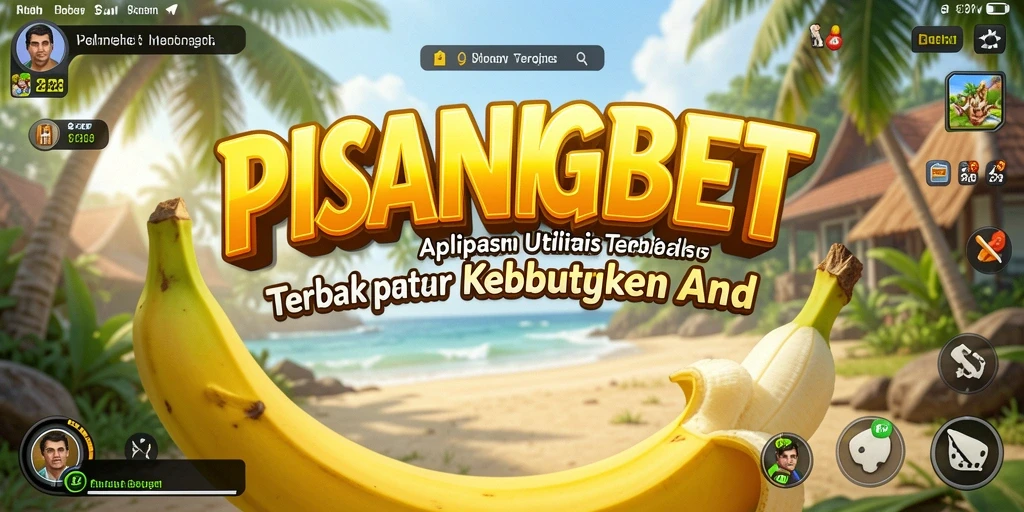 Tampilan antarmuka PISANGBET yang sederhana dan intuitif.