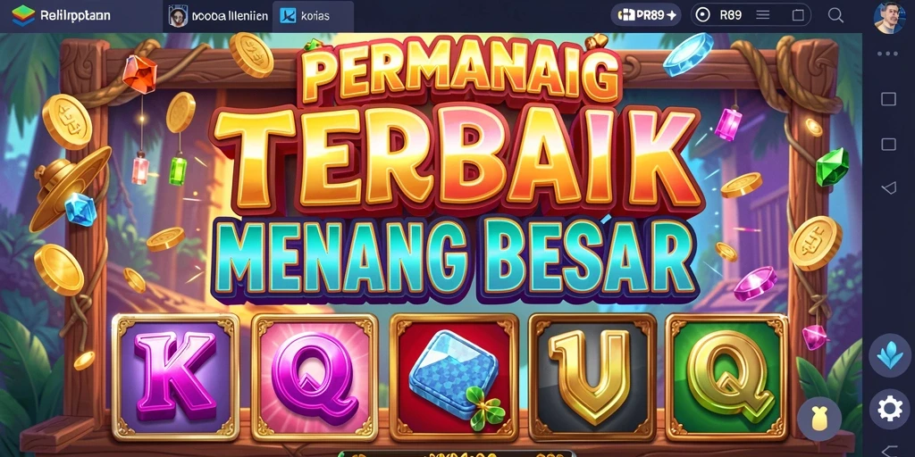 Tampilan gameplay RR89 yang mengasyikkan dengan efek visual menarik.