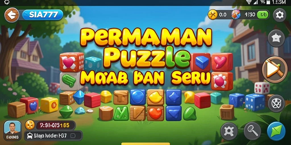 Tampilan gameplay SIA777 yang menarik dengan berbagai tipe teka-teki.
