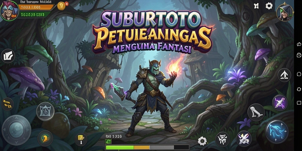 Gameplay SUBURTOTO menampilkan petualangan menarik dalam dunia fantasi.