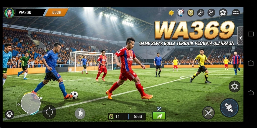 Gameplay menarik dari WA369 dengan aksi sepak bola yang mendebarkan.