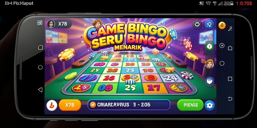 Tampilan gameplay Bingo seru dari X78, penuh tantangan.